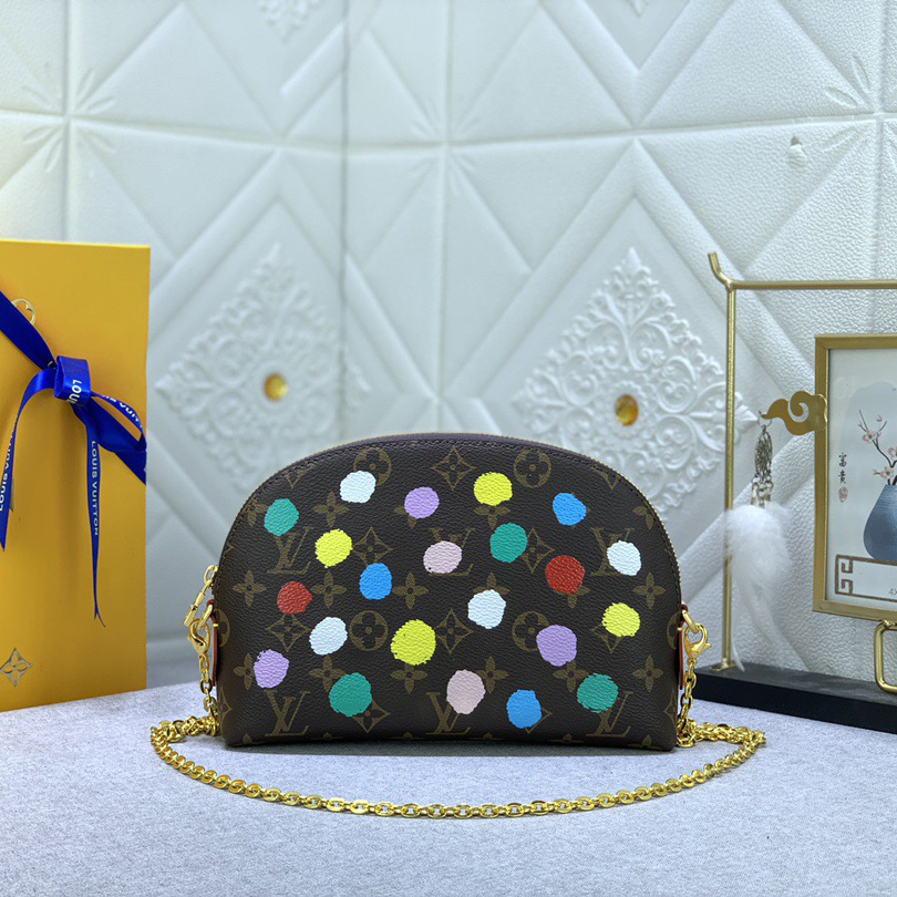 LV Designer Bagss Luxury Bag Colorful Wave Points Shoulder Bag Ladies Fashion Bag High Quality Leather Bag