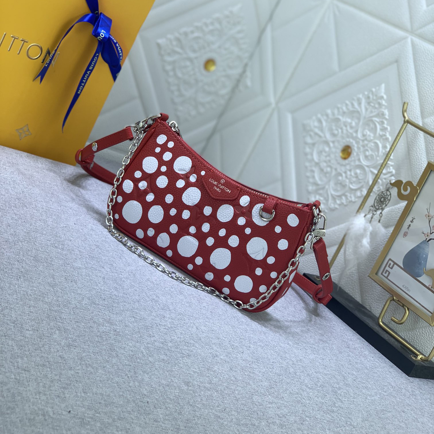 LV Designer Bagss Luxury Bag Classic Handbag Both The Chain And Adjustable Leather Shoulder Strap Can Be Disassembled The Canvas Surface Iconic Polka Dots Of Women Fashion Bag High Quality Leather Bag