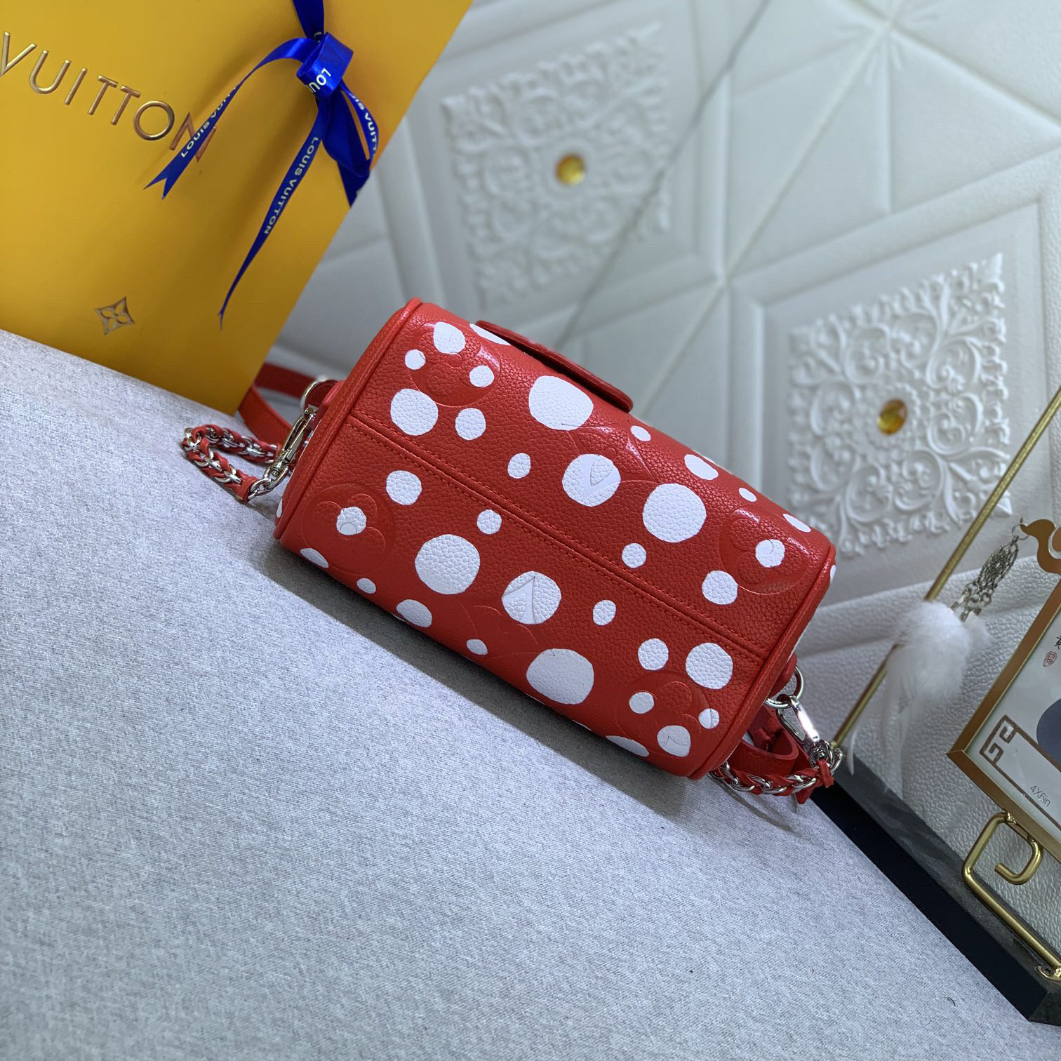 LV Designer Bagss Luxury Bag Classic Handbag Both The Chain And Adjustable Leather Shoulder Strap Can Be Disassembled The Canvas Surface Iconic Polka Dots Of Women Fashion Bag High Quality Leather Bag