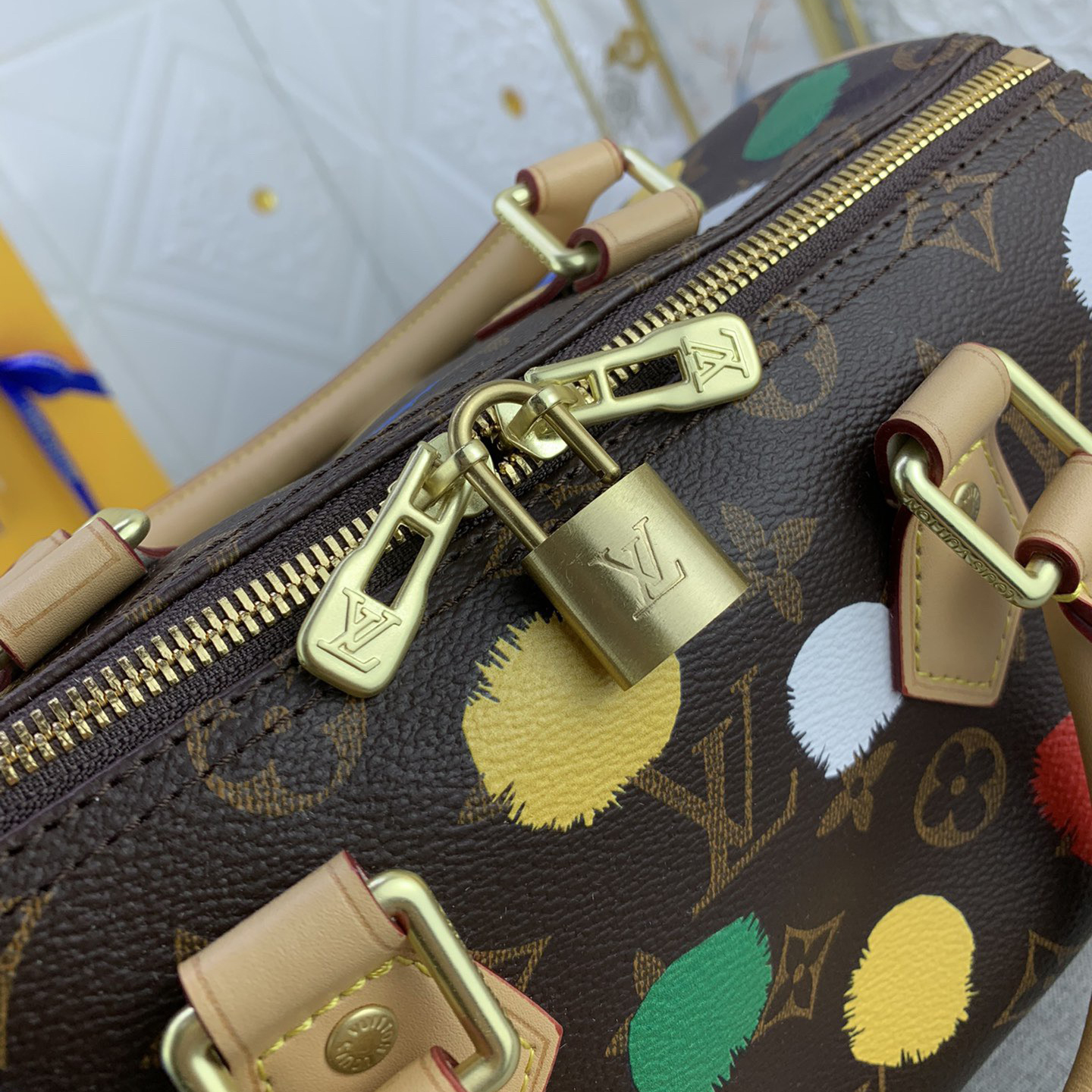 LV Designer Bagss Luxury Bag Colorful Wave Points Shoulder Bag Ladies Fashion Bag High Quality Leather Bag