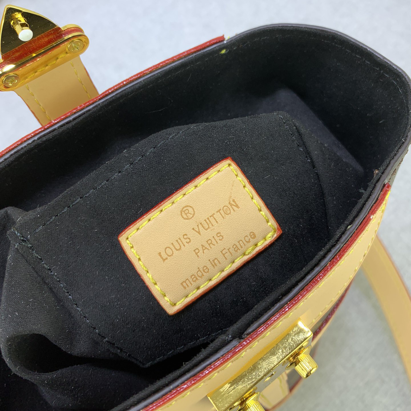 LV Designer Mini Ice Cream Cylinder Women's Shoulder Bag Luxury Bag Detachable Shoulder High Quality Leather Crossbody Fashion Bag