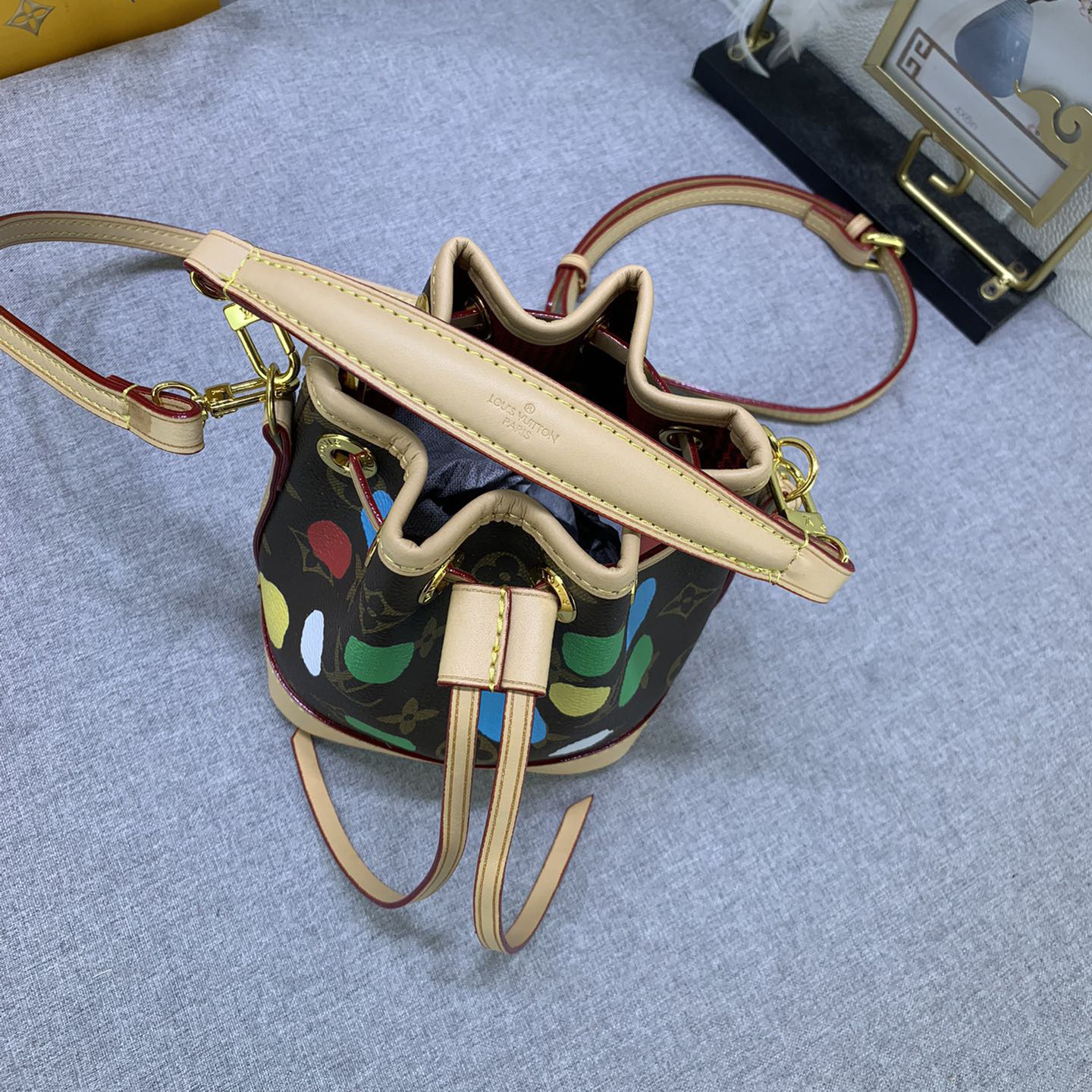 LV Designer Bagss Luxury Bag Colorful Wave Points Shoulder Bag Ladies Fashion Bag High Quality Leather Bag