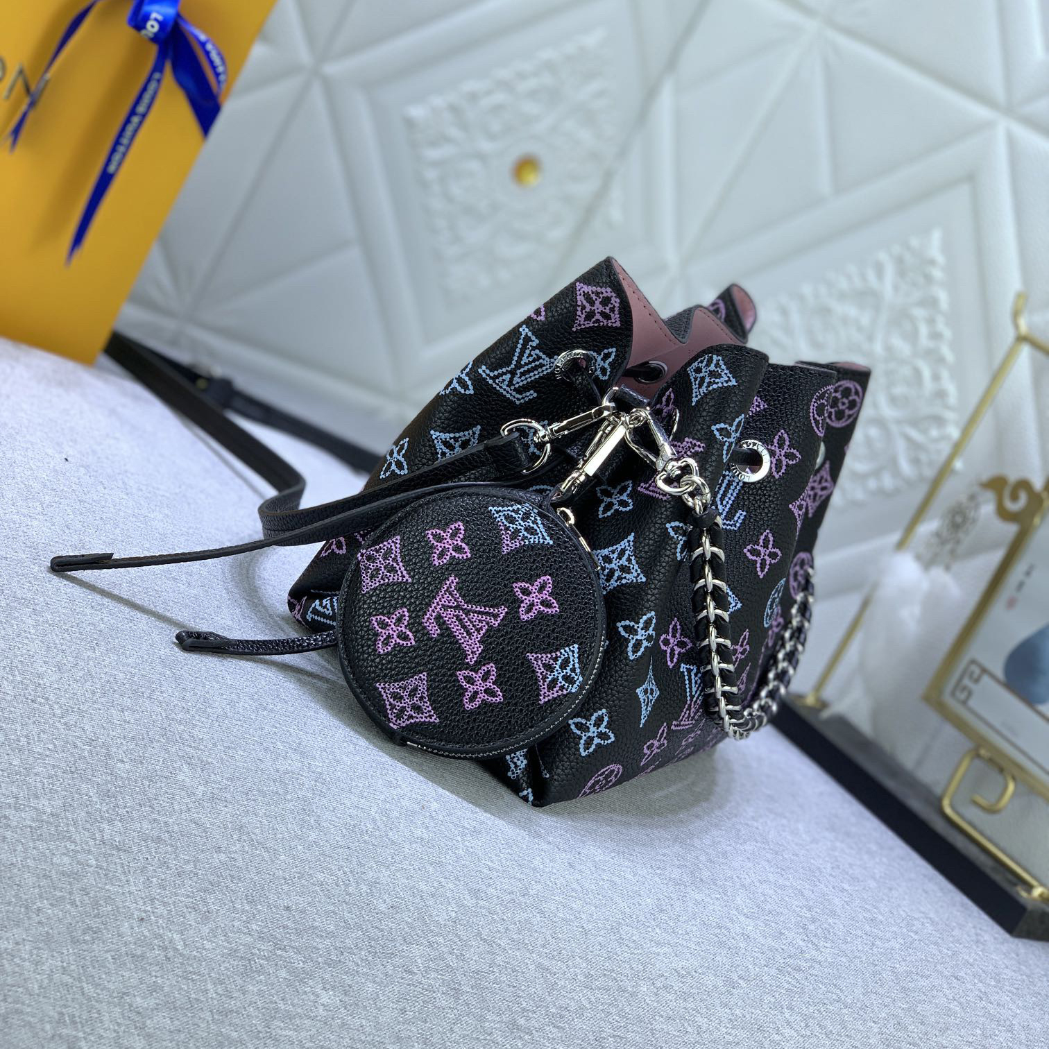 LV Designer Bagss Luxury Bag Classic Handbag Bucket Bag Detachable Handle And Detachable And Adjustable Strap Fashion Bag High Quality Leather Bag