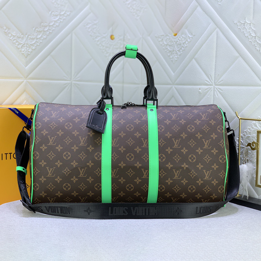 LV High Qualitys Women Bags Luxurys Handbags Unisex Traveling Bag Canvas Cutting Creates Ample Space, Making It A Great Choice For Weekend Short Trips Female Purse Wallet Hand Bag