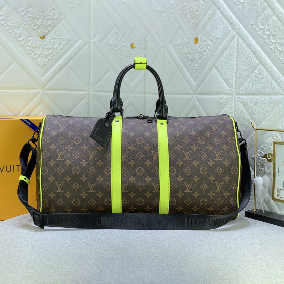 LV High Qualitys Women Bags Luxurys Handbags Unisex Traveling Bag Canvas Cutting Creates Ample Space, Making It A Great Choice For Weekend Short Trips Female Purse Wallet Hand Bag