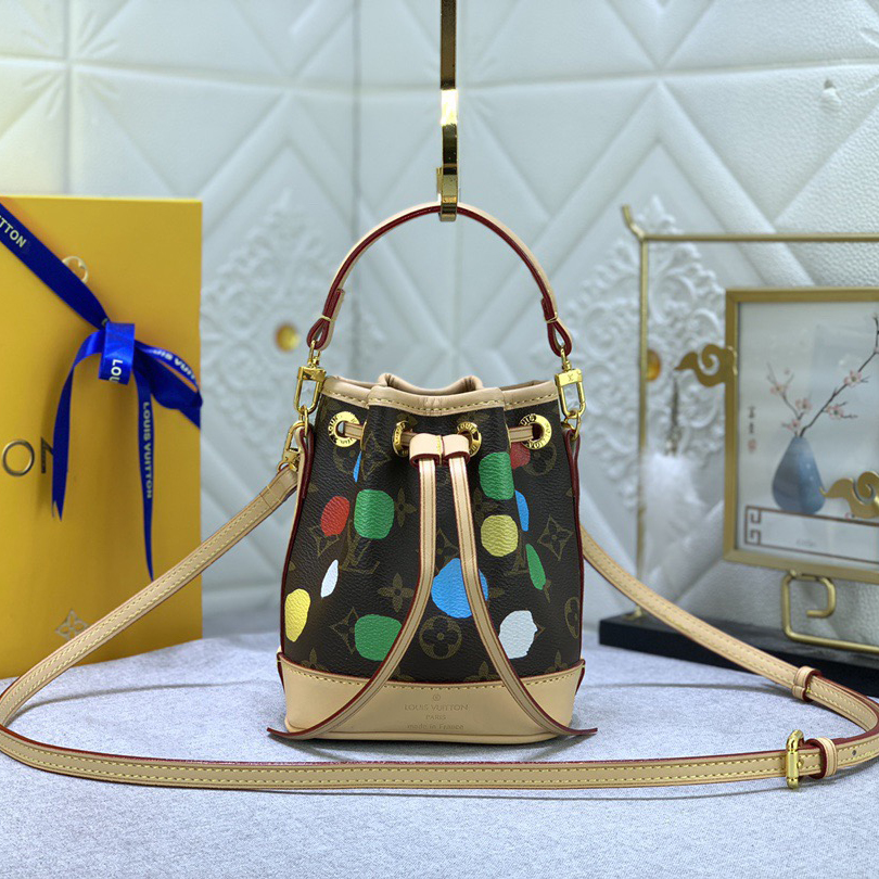 LV Designer Bagss Luxury Bag Colorful Wave Points Shoulder Bag Ladies Fashion Bag High Quality Leather Bag