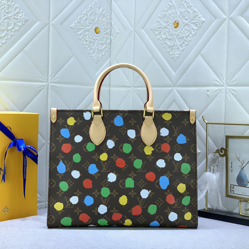 LV Designer Bagss Luxury Bag Colorful Wave Points Shoulder Bag Ladies Fashion Bag High Quality Leather Bag