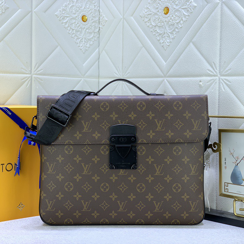 LV Designer Bagss Luxury Bag Classic Handbag Disassembly Woven Leather Strap Printed Handbag The Its Ample Interior Can Accommodate Printed Laptops And Other Office Supplies Fashion Bag High Quality Leather Bag