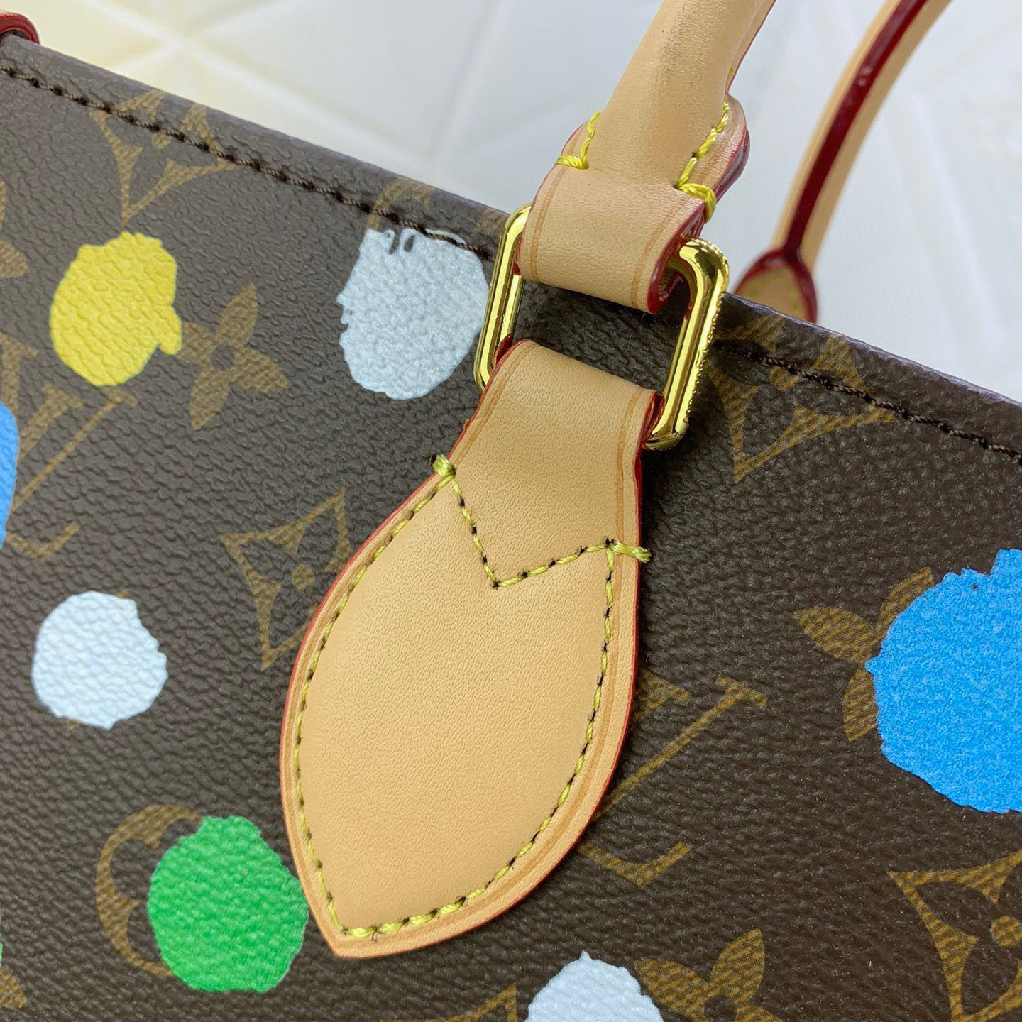 LV Designer Bagss Luxury Bag Colorful Wave Points Shoulder Bag Ladies Fashion Bag High Quality Leather Bag