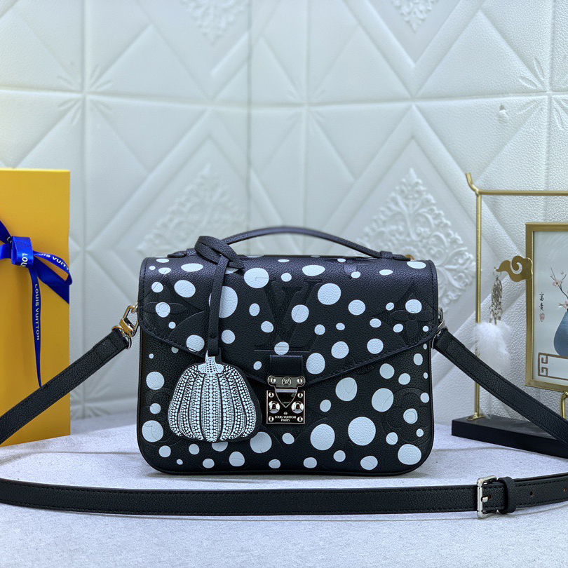 LV Designer Bagss Luxury Bag Classic Handbag Both The Chain And Adjustable Leather Shoulder Strap Can Be Disassembled The Canvas Surface Iconic Polka Dots Of Women Fashion Bag High Quality Leather Bag