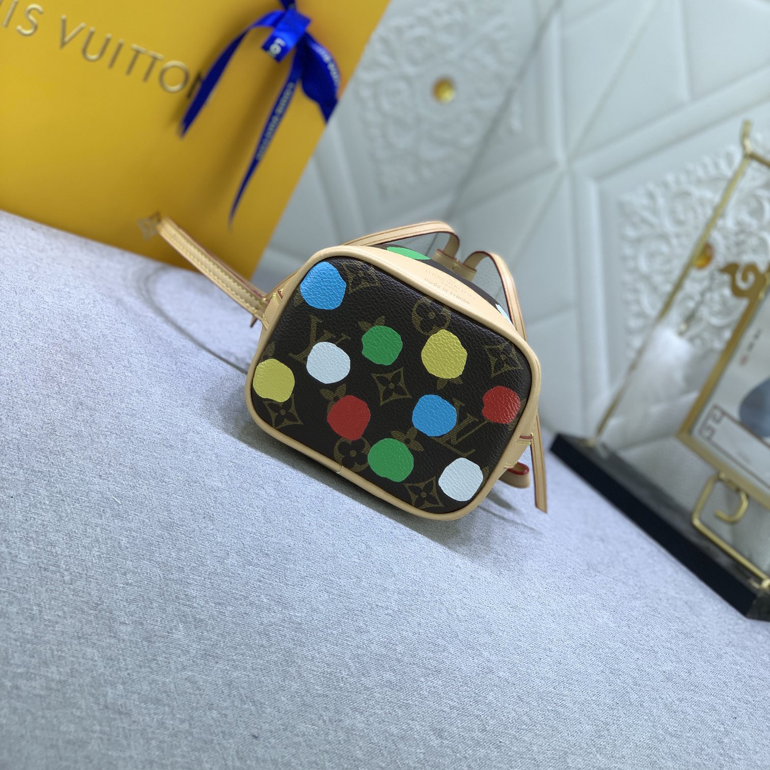 LV Designer Bagss Luxury Bag Colorful Wave Points Shoulder Bag Ladies Fashion Bag High Quality Leather Bag