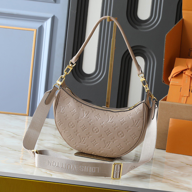 LV Designer Bag Shoulder Bag Luxury Bag Adjustable Shoulder Straps For Easy Shoulder Or Crossbody Crossbody Designer Bag Ladies Casual Handbag Chain Ladies Moon Package Half Circle Package Arc Package Pea Package Bag