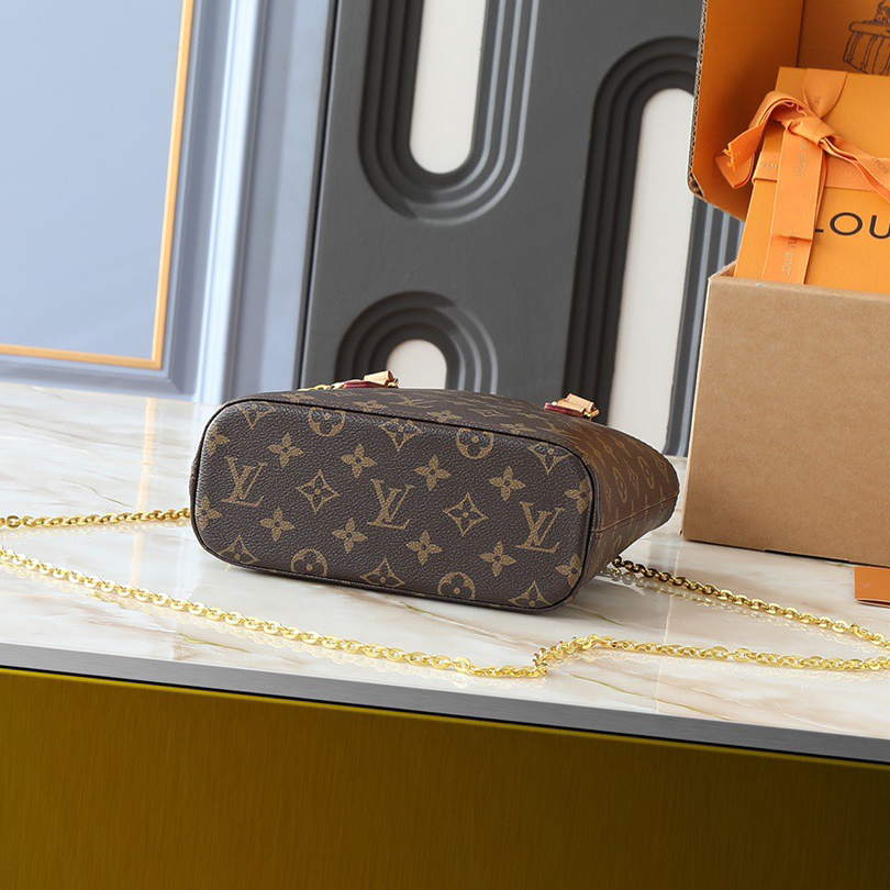 LV High Quality Women Shoulder Bags Luxury Monogram Fabric With Color Changing Yellow Leather Trim For Large Capacity Bag Body Monogram Reverse Shoulder Tote Female Purse Wallet Hand Bag