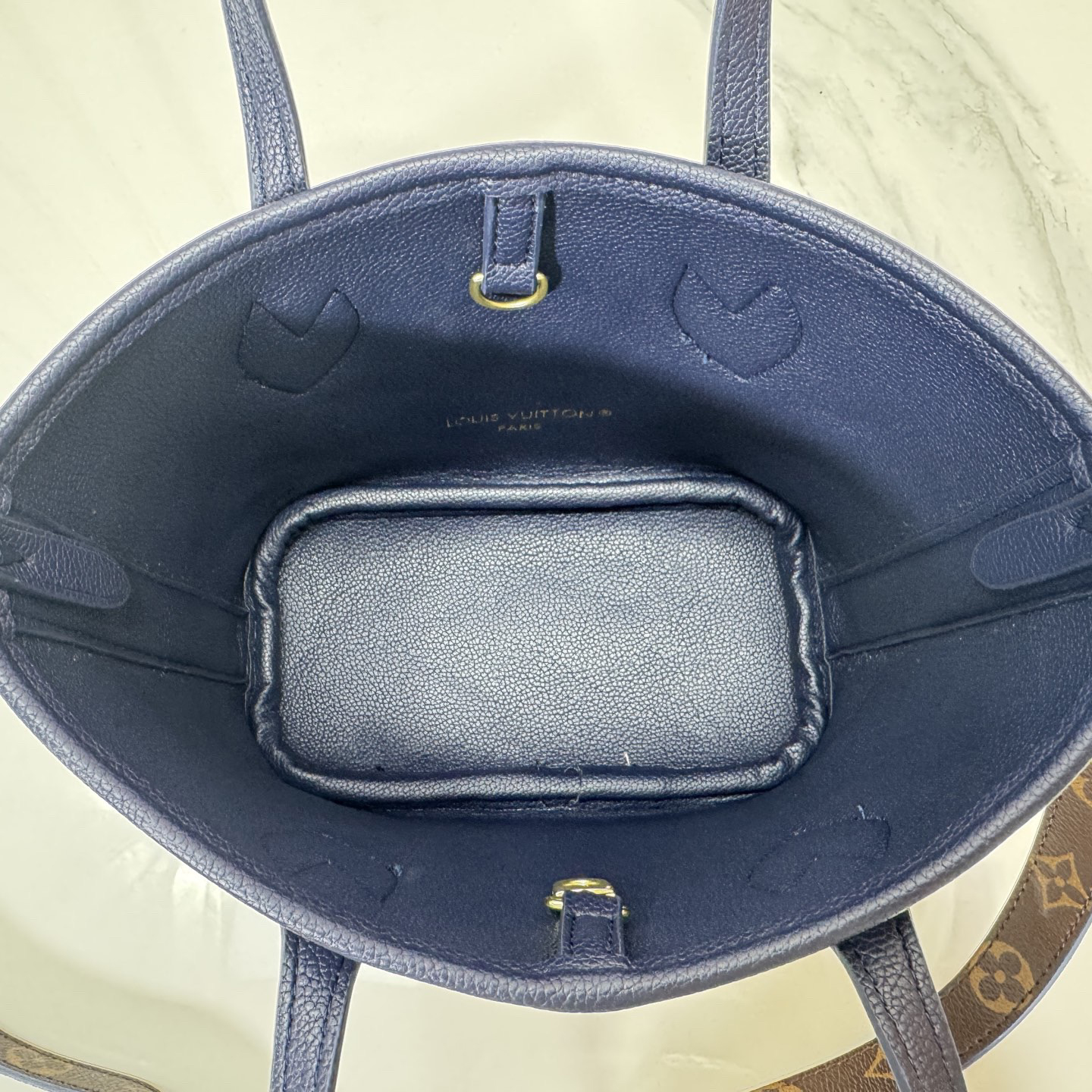 LV High Quality Women Shoulder Bags Luxury Classic Design Double Sided Version Canvas And Grain Leather Decor Front And Back Detachable Shoulder Straps For Easy Cross Shoulder Strap Monogram Reverse Shoulder Tote Female Purse Wallet Hand Bag