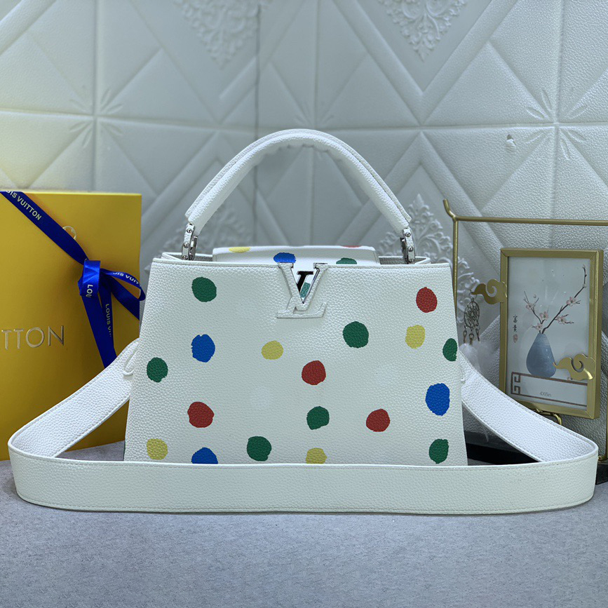 LV Designer Bagss Luxury Bag Classic Handbag Both The Chain And Adjustable Leather Shoulder Strap Can Be Disassembled The Canvas Surface Iconic Polka Dots Of Women Fashion Bag High Quality Leather Bag