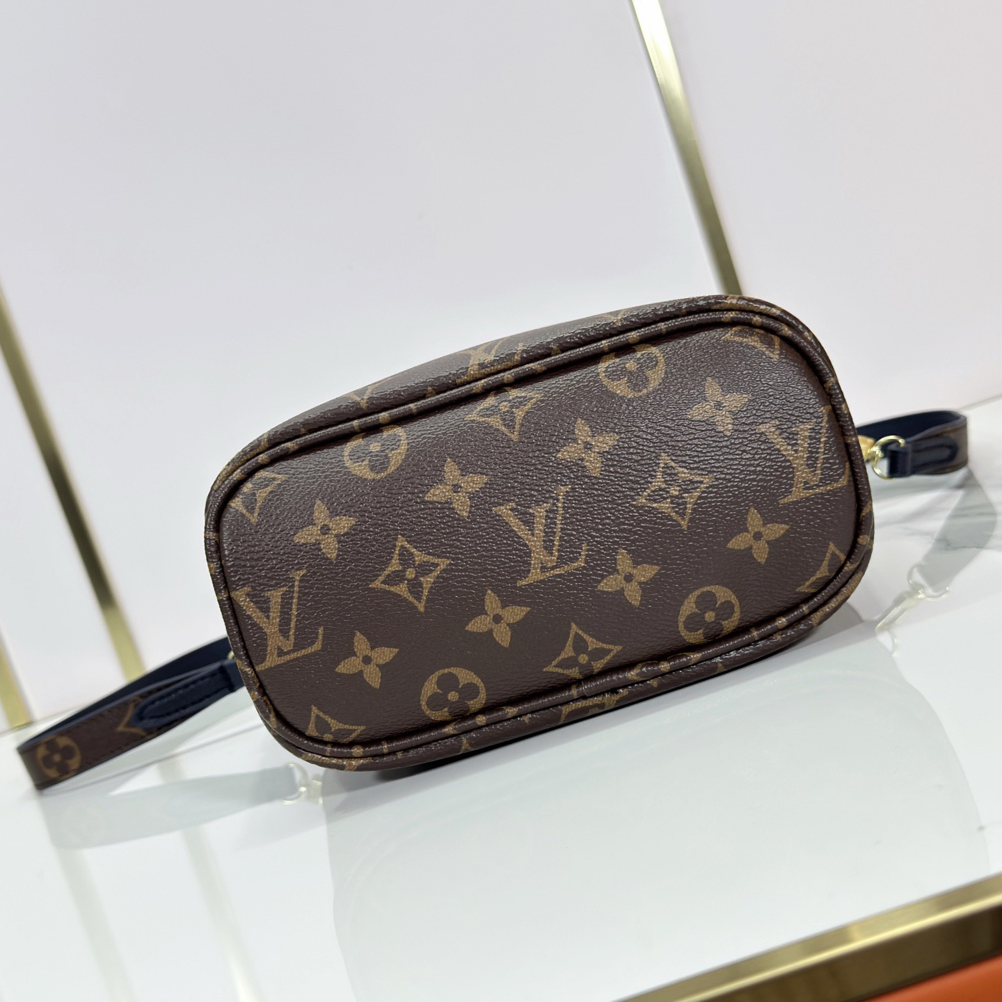 LV High Quality Women Shoulder Bags Luxury Classic Design Double Sided Version Canvas And Grain Leather Decor Front And Back Detachable Shoulder Straps For Easy Cross Shoulder Strap Monogram Reverse Shoulder Tote Female Purse Wallet Hand Bag