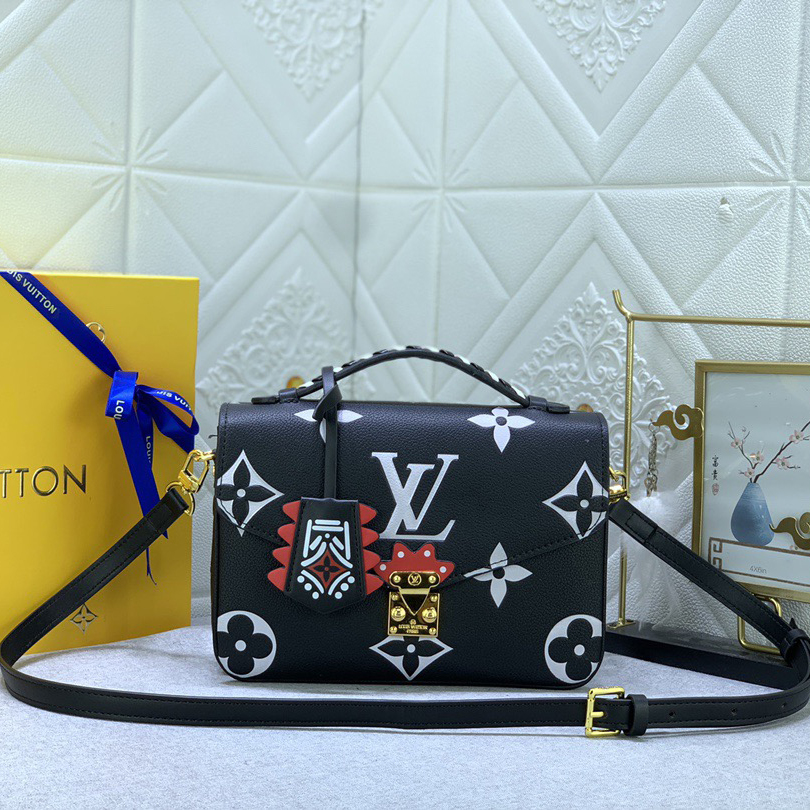 LV High Quality Women Shoulder Bags Luxury Embossed Leather Presents Oversized Monogram Print Ladies Clutch Bag With Detachable And Adjustable Shoulder Straps For Shoulder Or Crossbody Selection Shoulder Tote Female Purse Wallet Hand Bag