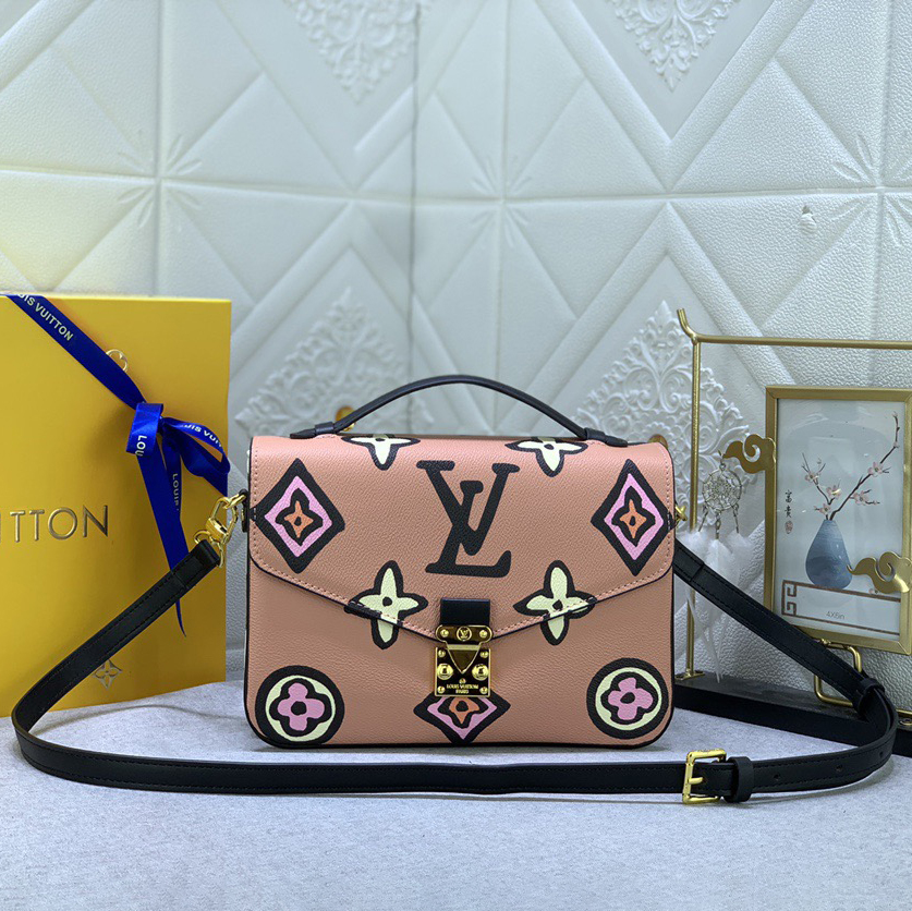 LV High Quality Women Shoulder Bags Luxury Postman Bag Is Made Of Soft Monogram Canvas Material Ladies Clutch Bag Shoulder Tote Female Purse Wallet Hand Bag