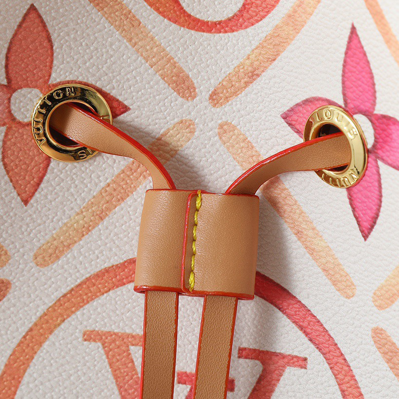 LV High Quality Women Shoulder Bags Luxuries Pink Monogram Pattern Embracing Central LV Circle Logo Ladies Clutch Bag Shoulder Tote Exquisite Bucket Bag silhouette Easy to carry or shoulder carry Female Purse Wallet Hand Bag