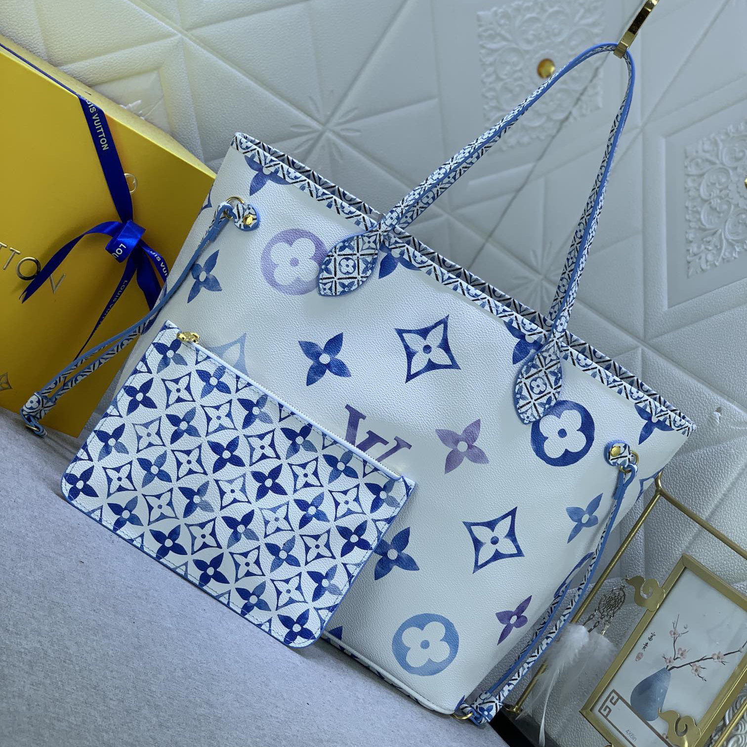 LV High Quality Women Shoulder Bags Luxuries Elegant Canvas Depicting Giant Monogram Pattern Handle And Handle Ring Laying Fine Monogram Flower Clusters Ladies Clutch Bag Shoulder Tote Female Purse Wallet Hand Bag