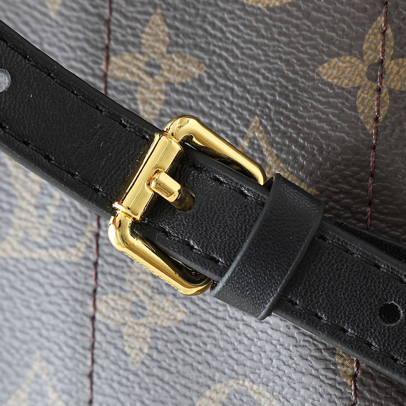 LV High Quality Women Backpack Luxury Monogram Reverse Canvas Material Loose Construction Create Abundant Space Backpack Female Purse Wallet Hand Bag