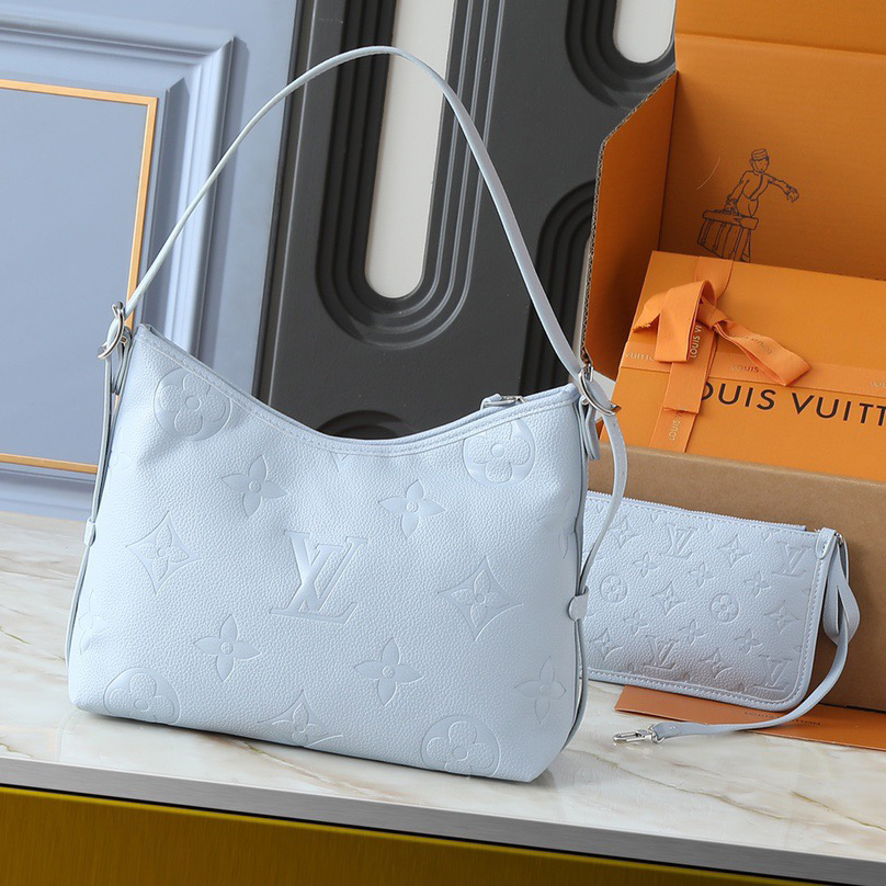 LV High Quality Women Shoulder Bags Luxury embossed leather, ample configuration with neat inner layer, large inner bag Ladies Clutch Bag paired with Monogram embossed zipper clutch bag secured with leather strap Shoulder Tote Female Purse Wallet Han