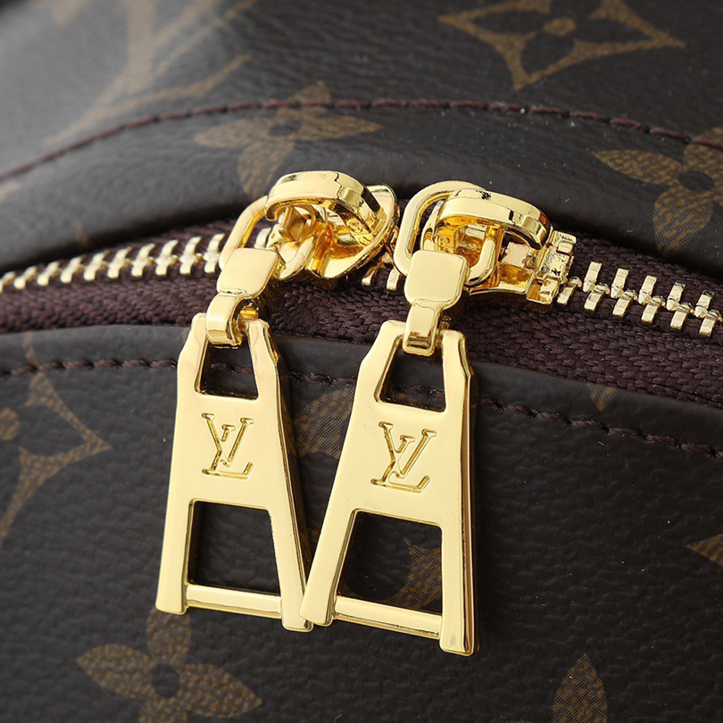 LV High Quality Women Backpack Luxury Monogram Reverse Canvas Material Loose Construction Create Abundant Space Backpack Female Purse Wallet Hand Bag