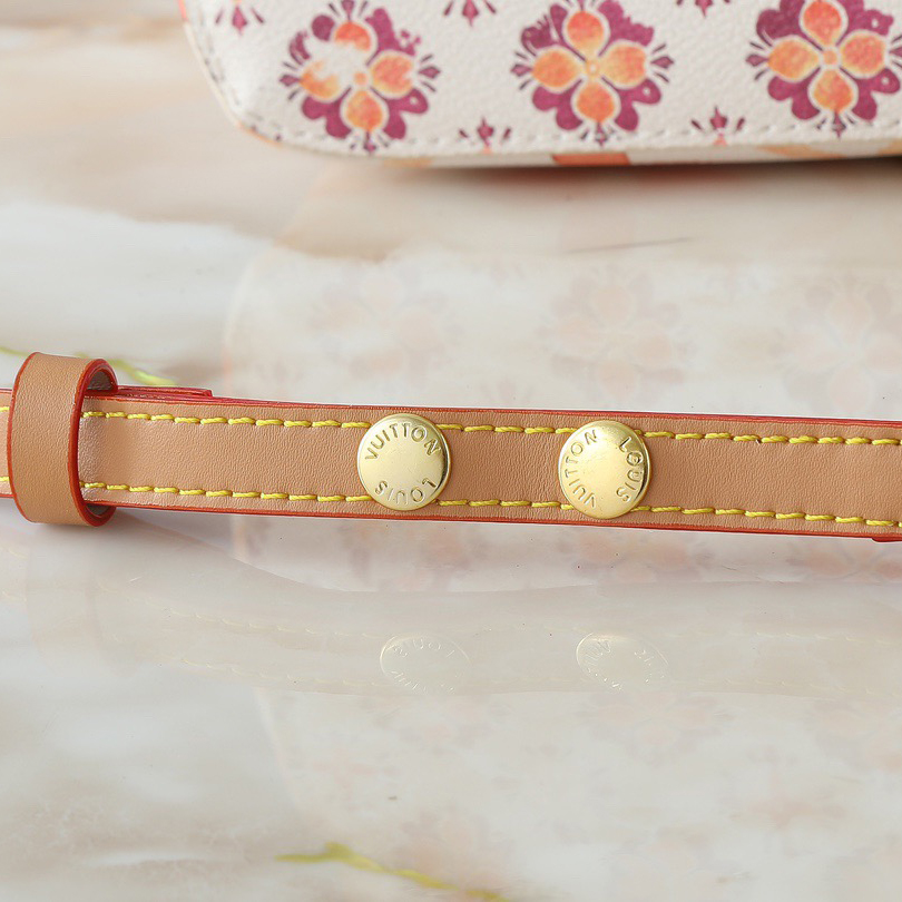 LV High Quality Women Shoulder Bags Luxuries Pink Monogram Pattern Embracing Central LV Circle Logo Ladies Clutch Bag Shoulder Tote Exquisite Bucket Bag silhouette Easy to carry or shoulder carry Female Purse Wallet Hand Bag