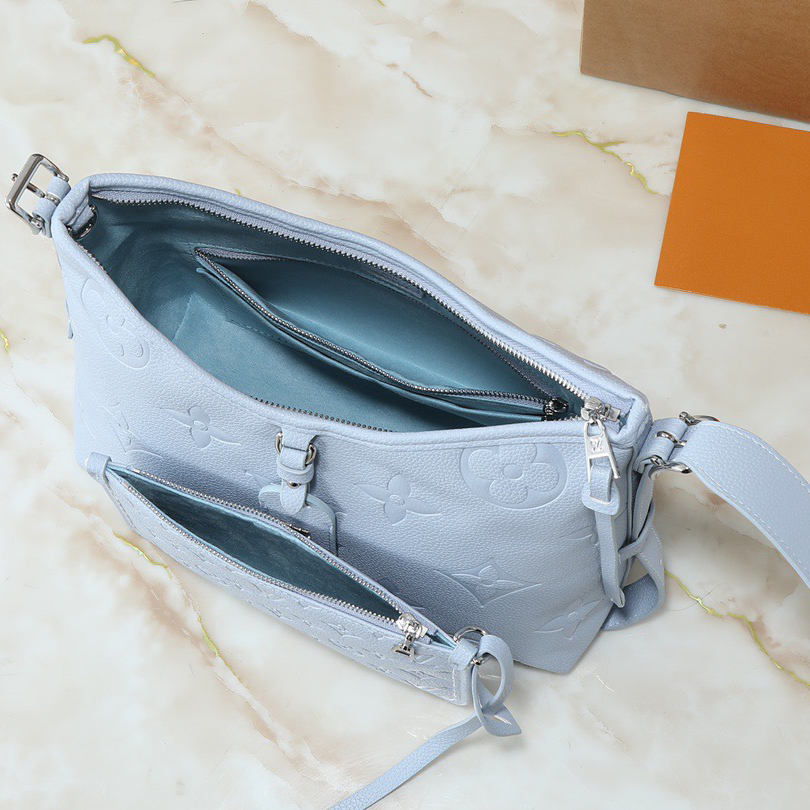 LV High Quality Women Shoulder Bags Luxury embossed leather, ample configuration with neat inner layer, large inner bag Ladies Clutch Bag paired with Monogram embossed zipper clutch bag secured with leather strap Shoulder Tote Female Purse Wallet Han