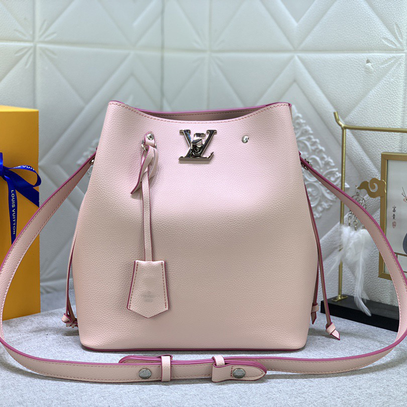 LV High Quality Women Shoulder Bags Luxuries Features A Shiny Twist Lock Closure And Adjustable Shoulder Strap Design Making It Easy To Create A Modern And Versatile Crossbody Style Bucket Bag Ladies Clutch Bag Shoulder Tote
