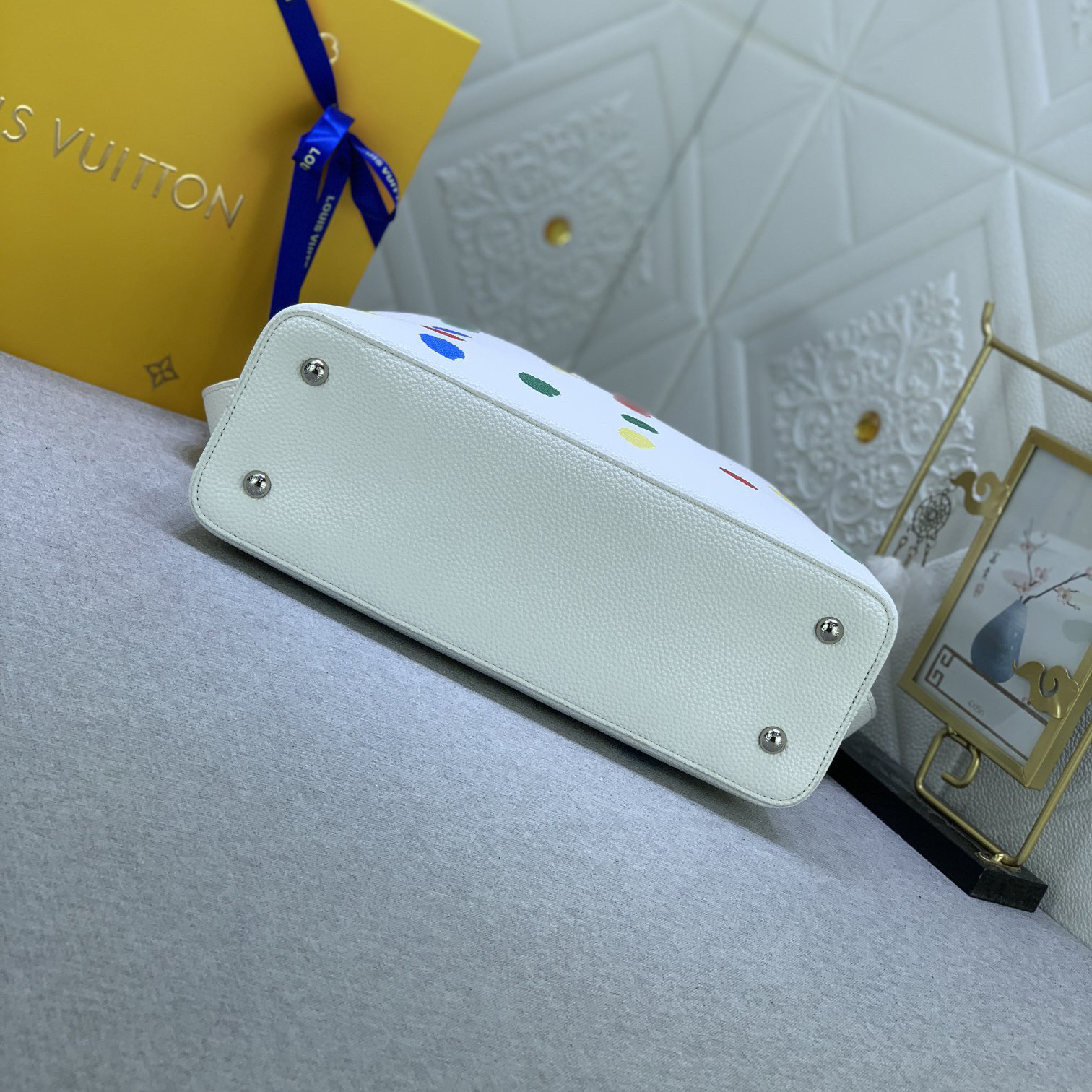 LV Designer Bagss Luxury Bag Classic Handbag Both The Chain And Adjustable Leather Shoulder Strap Can Be Disassembled The Canvas Surface Iconic Polka Dots Of Women Fashion Bag High Quality Leather Bag