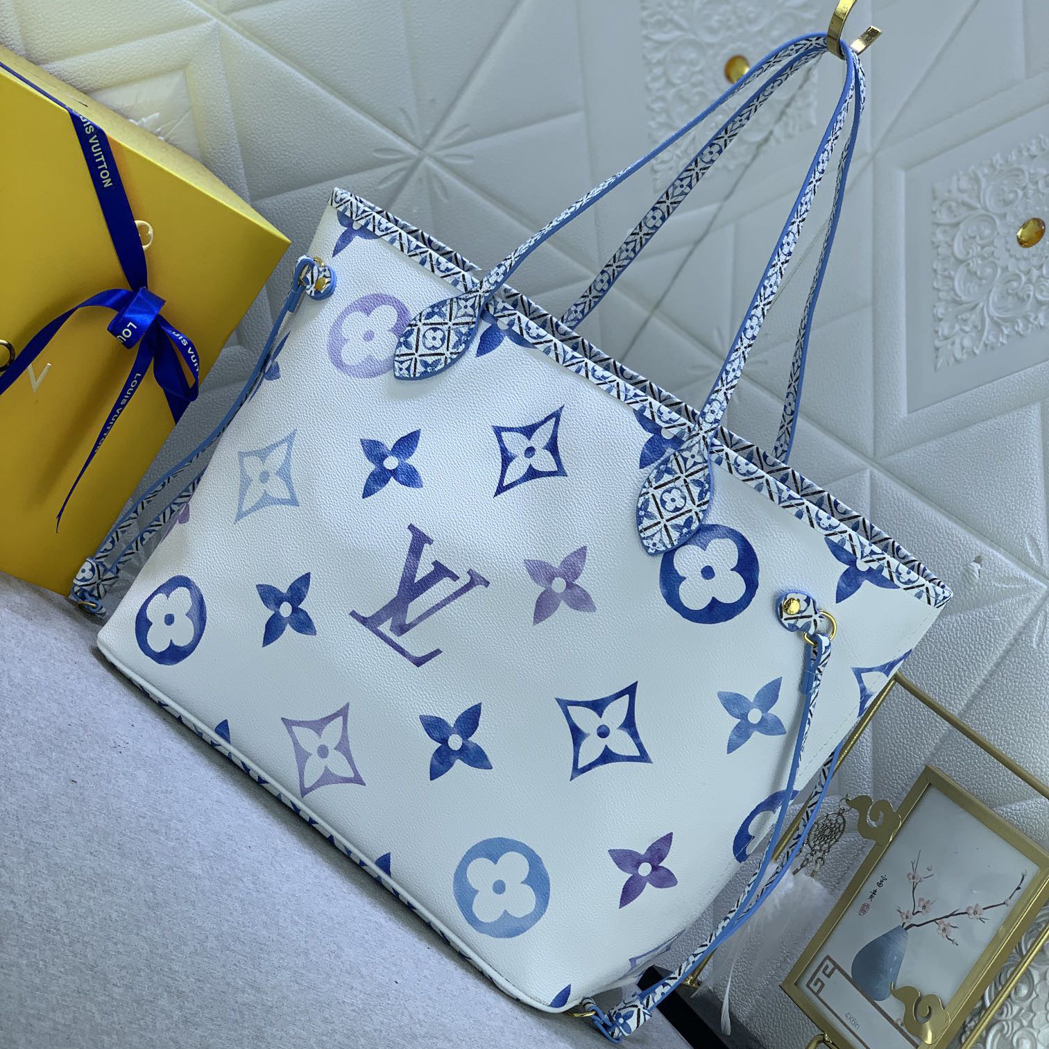 LV High Quality Women Shoulder Bags Luxuries Elegant Canvas Depicting Giant Monogram Pattern Handle And Handle Ring Laying Fine Monogram Flower Clusters Ladies Clutch Bag Shoulder Tote Female Purse Wallet Hand Bag