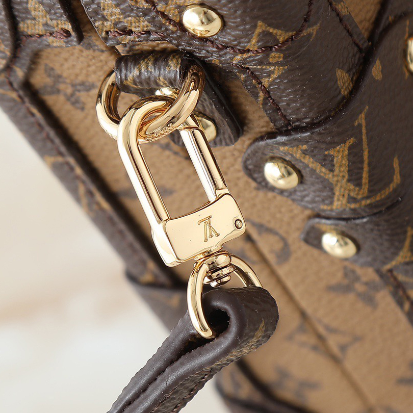 LV High Quality Women Shoulder Bags Luxurysmonogram Reverse Canvas Metal Buckles And Accessories Can Be Used As Hand-Held Bags Or Crossbody Shoulder Tote Female Purse Wallet Hand Bags With Adjustable Shoulder Straps