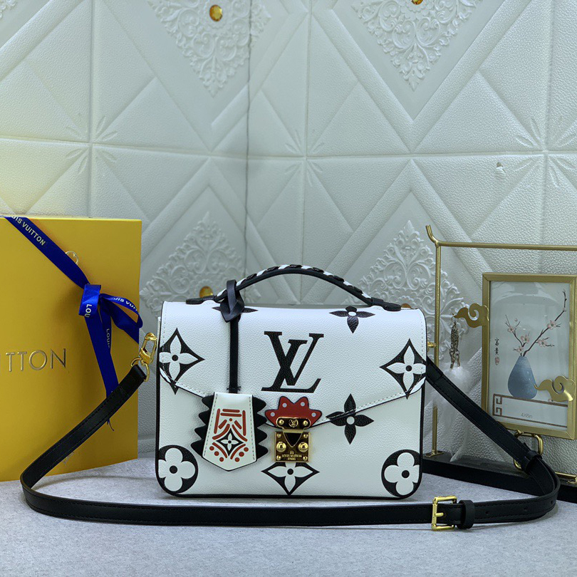LV High Quality Women Shoulder Bags Luxury Embossed Leather Presents Oversized Monogram Print Ladies Clutch Bag With Detachable And Adjustable Shoulder Straps For Shoulder Or Crossbody Selection Shoulder Tote Female Purse Wallet Hand Bag