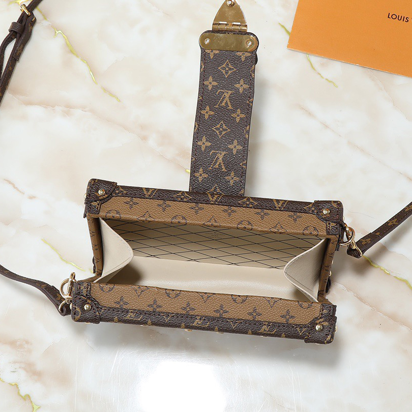 LV High Quality Women Shoulder Bags Luxurysmonogram Reverse Canvas Metal Buckles And Accessories Can Be Used As Hand-Held Bags Or Crossbody Shoulder Tote Female Purse Wallet Hand Bags With Adjustable Shoulder Straps