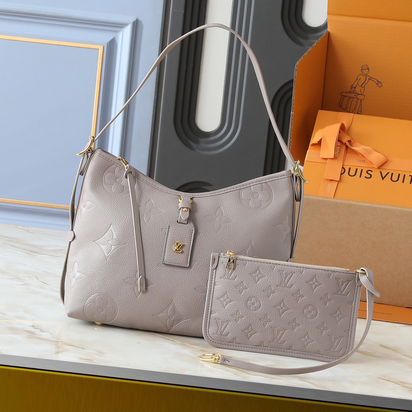 LV High Quality Women Shoulder Bags Luxury embossed leather, ample configuration with neat inner layer, large inner bag Ladies Clutch Bag paired with Monogram embossed zipper clutch bag secured with leather strap Shoulder Tote Female Purse Wallet Han