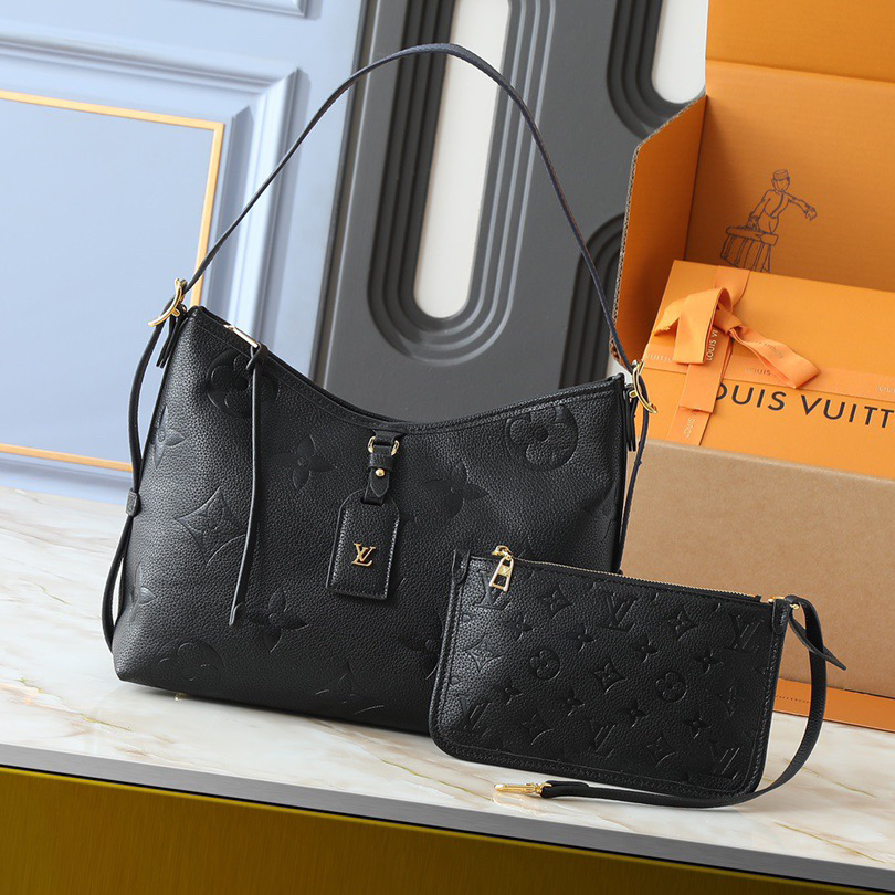 LV High Quality Women Shoulder Bags Luxury embossed leather, ample configuration with neat inner layer, large inner bag Ladies Clutch Bag paired with Monogram embossed zipper clutch bag secured with leather strap Shoulder Tote Female Purse Wallet Han