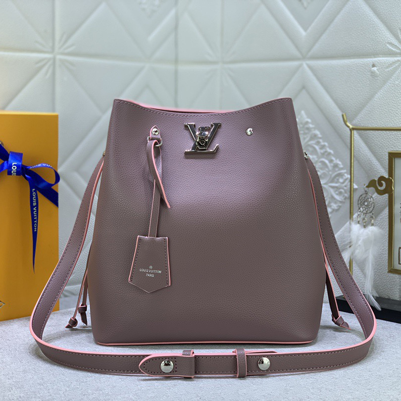 LV High Quality Women Shoulder Bags Luxuries Features A Shiny Twist Lock Closure And Adjustable Shoulder Strap Design Making It Easy To Create A Modern And Versatile Crossbody Style Bucket Bag Ladies Clutch Bag Shoulder Tote