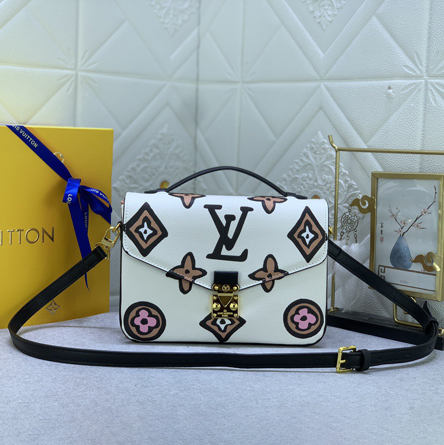 LV High Quality Women Shoulder Bags Luxury Postman Bag Is Made Of Soft Monogram Canvas Material Ladies Clutch Bag Shoulder Tote Female Purse Wallet Hand Bag