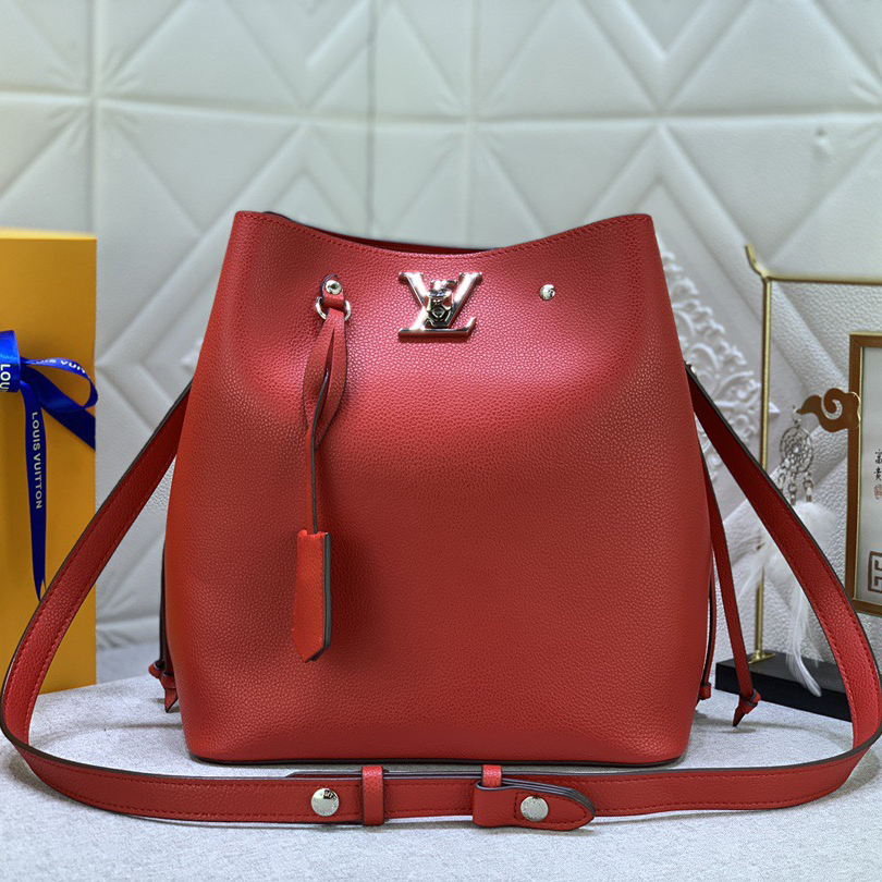 LV High Quality Women Shoulder Bags Luxuries Features A Shiny Twist Lock Closure And Adjustable Shoulder Strap Design Making It Easy To Create A Modern And Versatile Crossbody Style Bucket Bag Ladies Clutch Bag Shoulder Tote