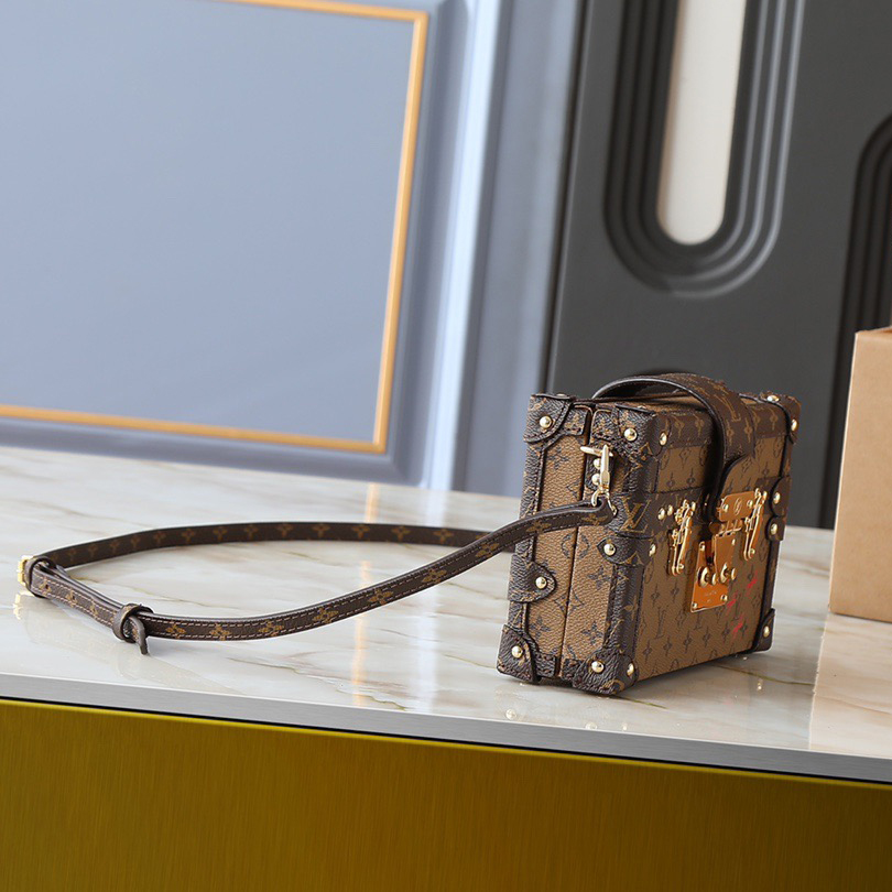 LV High Quality Women Shoulder Bags Luxurysmonogram Reverse Canvas Metal Buckles And Accessories Can Be Used As Hand-Held Bags Or Crossbody Shoulder Tote Female Purse Wallet Hand Bags With Adjustable Shoulder Straps