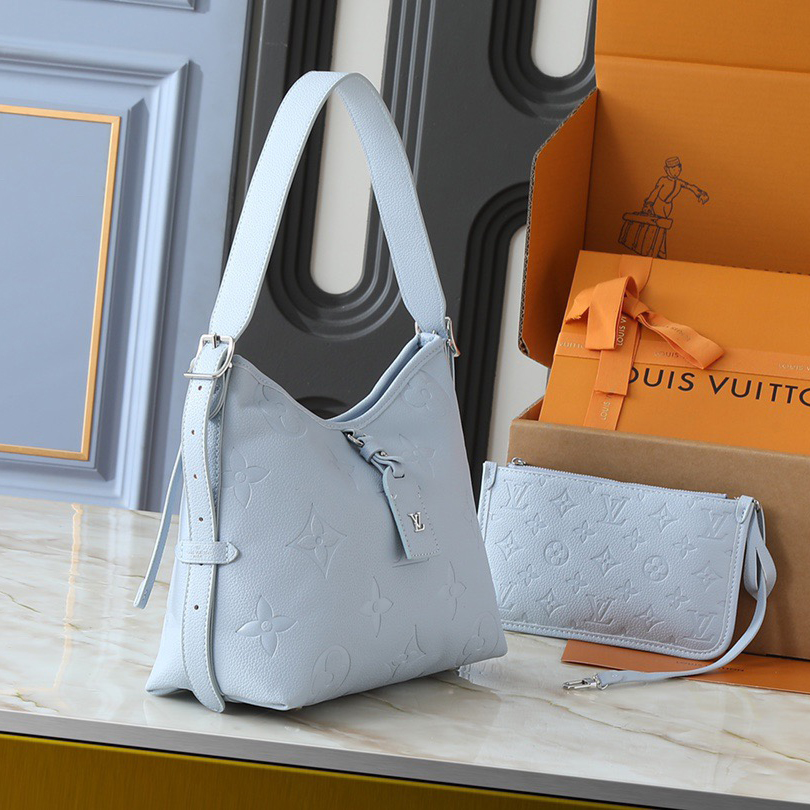 LV High Quality Women Shoulder Bags Luxury embossed leather, ample configuration with neat inner layer, large inner bag Ladies Clutch Bag paired with Monogram embossed zipper clutch bag secured with leather strap Shoulder Tote Female Purse Wallet Han