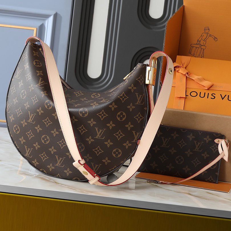 LV High Quality Women Shoulder Bags Luxuries handbags feature elegant design and exquisite craftsmanship, with used metal padlocks and detachable Monogram storage bags that can be easily switched between multiple carrying methods. Female Hand Bag