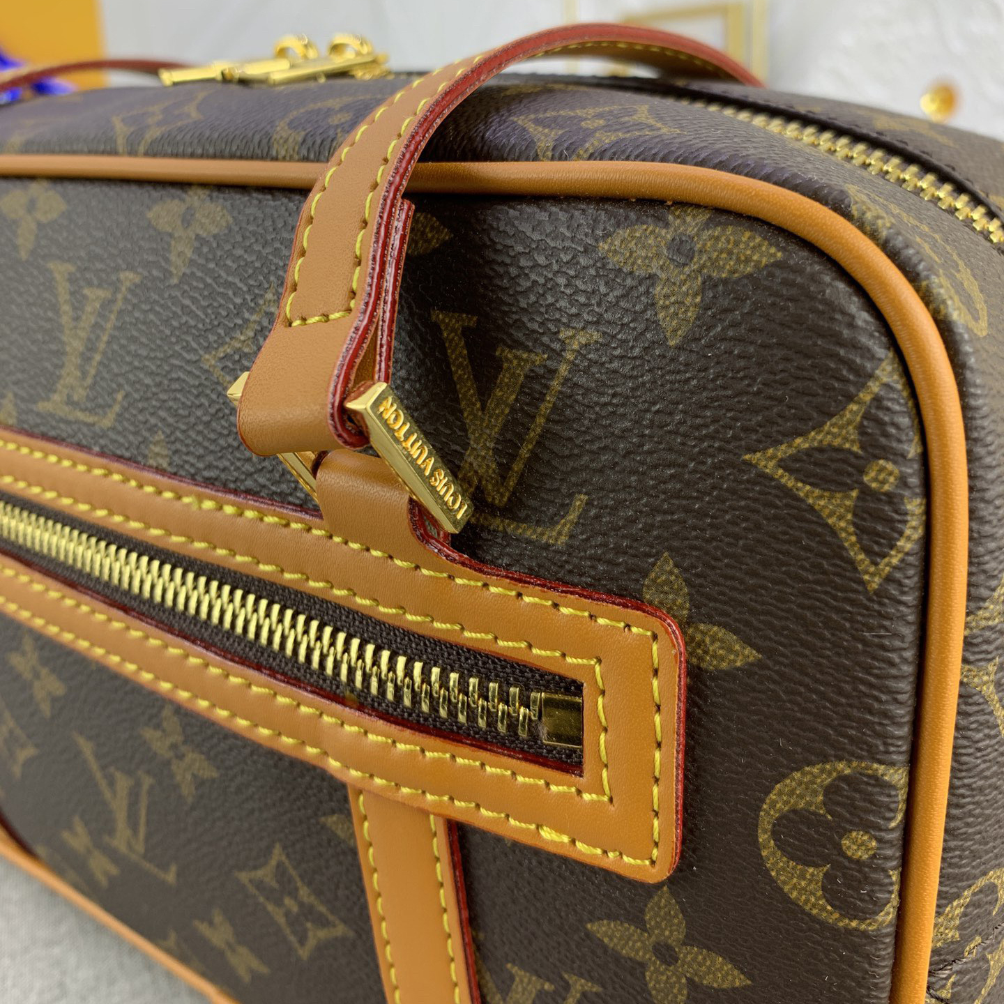 LV High Quality Women Shoulder Bags Luxury Vintage Zipper Box Bag Camera Bag With Shoulder Strap Female Hand Bag