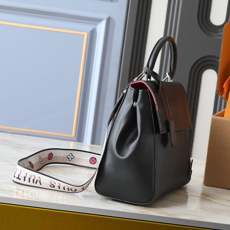 LV High Quality Women Shoulder Bags Luxuries Handbag Showcases A Two Style Fashion With Detachable Jacquard Shoulder Straps, Flipping To Reveal The Silent Blooming Of Monogram Flowers Female Hand Bag