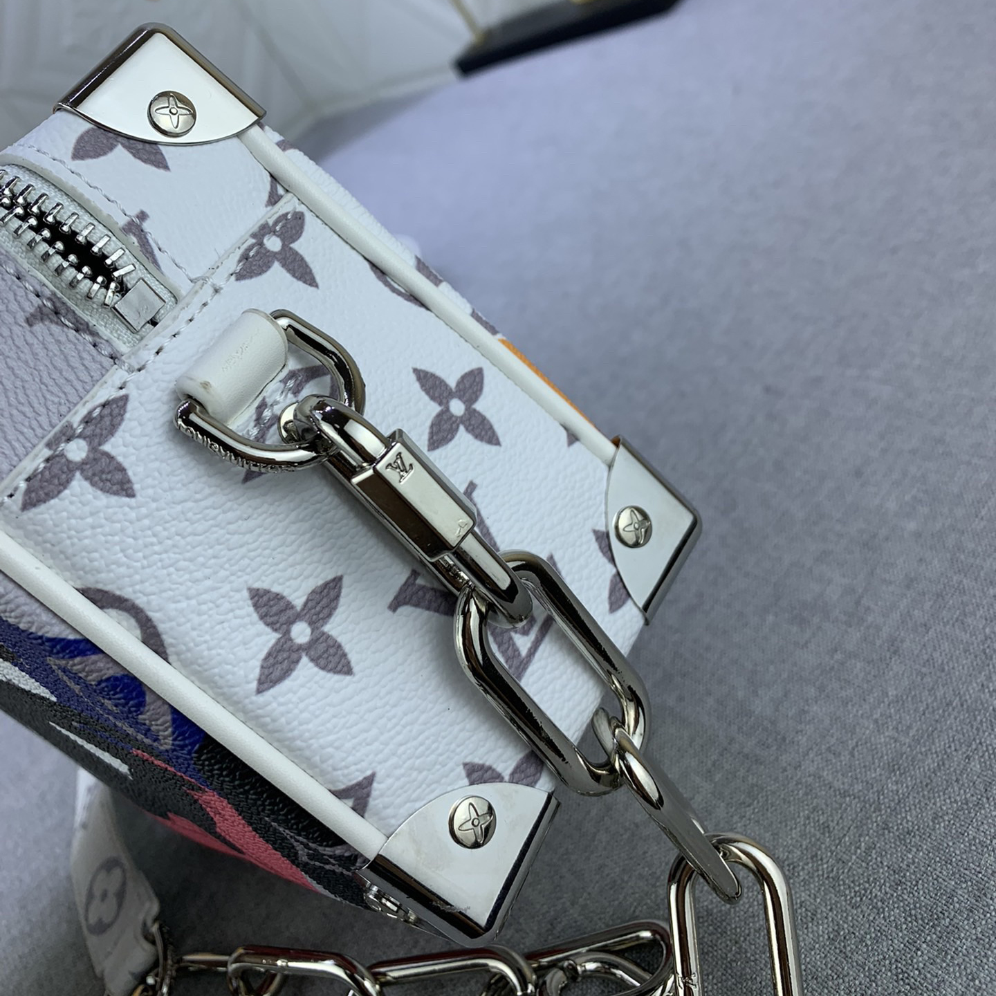 LV High Quality Women Shoulder Bags Luxury Monogram Aquagarden Coated Canvas Leather Edge Fabric Inner Strap Non Removable Adjustable Female Hand Bag