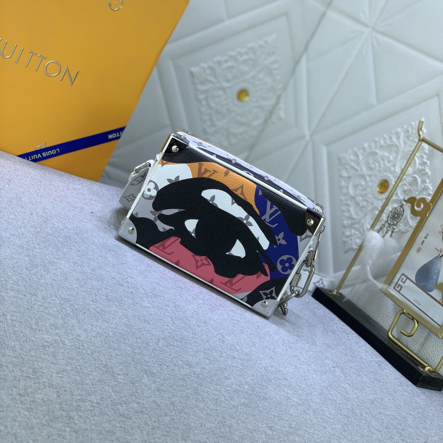 LV High Quality Women Shoulder Bags Luxury Monogram Aquagarden Coated Canvas Leather Edge Fabric Inner Strap Non Removable Adjustable Female Hand Bag