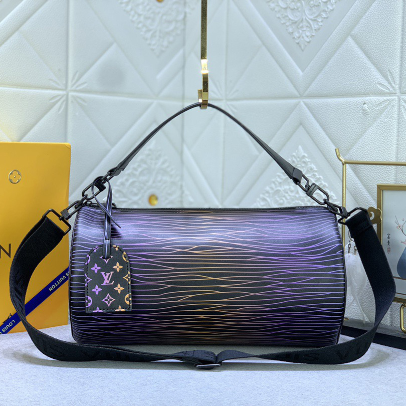 LV High Quality Women Shoulder Bags Luxury Soft Cylindrical Bag With Wide Handle And Wide Shoulder Strap The Spacious Interior Can Accommodate A Variety Of Items Female Hand Bag