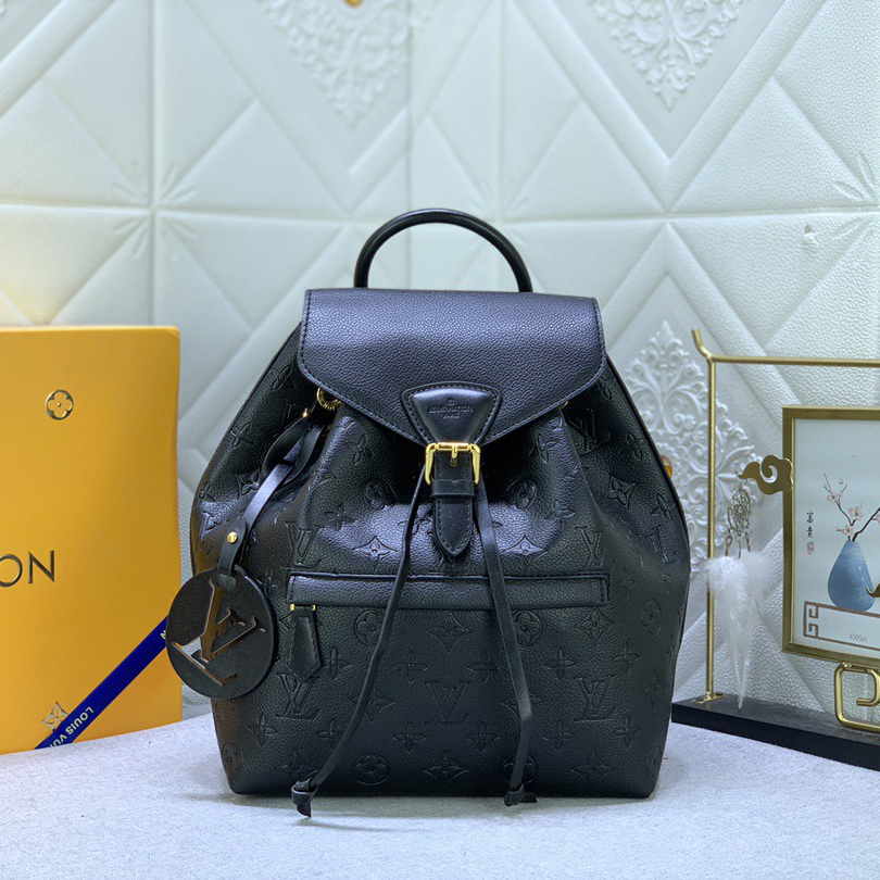 LV High Quality Women's Backpacks Luxury Backpacks Are Made Of Monogram Canvas And Cowhide, With A Top Handle And Detachable And Adjustable Leather Shoulder Straps For Multiple Carrying Options Female Backpacks