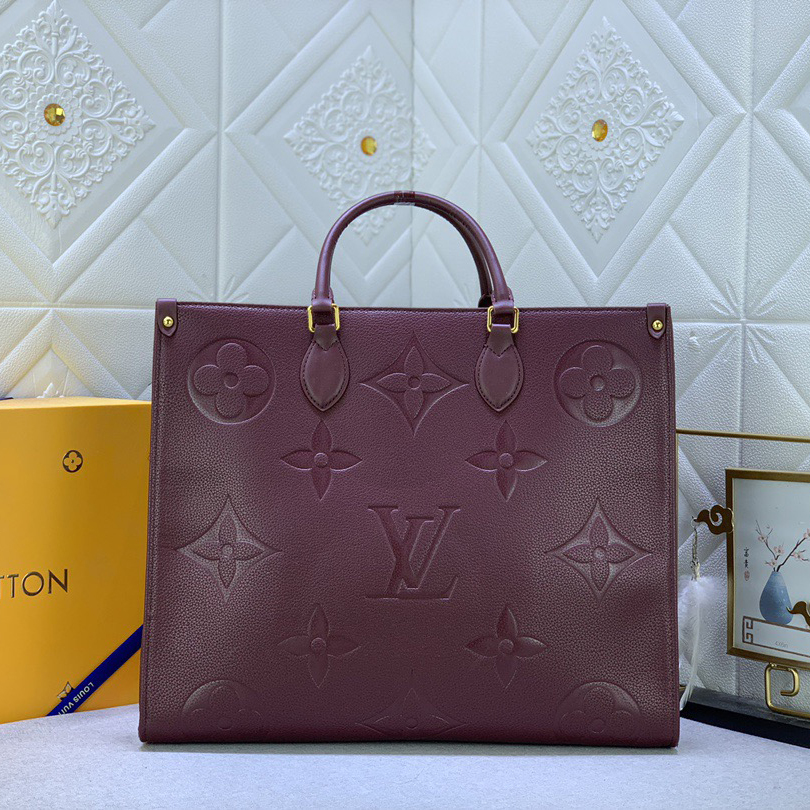 LV High Quality Women Shoulder Bags Luxury Handbag Is Made Of Monogram Empreinte Leather With A Grain Texture That Accentuates The Monogram Embossed Microfiber Structure The Ample Inner Layer Can Accommodate A Laptop Female Hand Bag